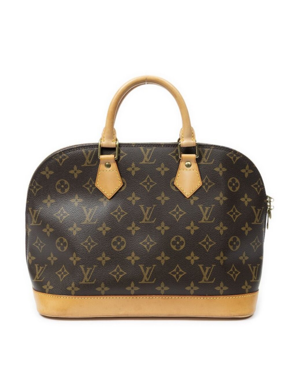 Louis Vuitton Alma Brown Monogram Canvas Handbag